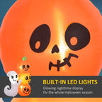 Spooky Inflatable Halloween Decoration – Outdoor Yard Ghosts & Pumpkins with LED Lights